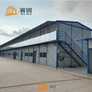 來(lái)看看，出口新加坡活動(dòng)板房安裝完工